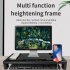 Monitor Stand Riser Computer Stand Desk Organizer With Usb Hub Extender Heightened Shelf For For Laptop Pc Printer Black with USB stand
