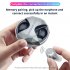 Monster AirLinks TWS Ture Wireless Earphones HD Bluetooth 5 0 Earbuds Water Resistant Headset with Charging Box Handsfree MIC Silver