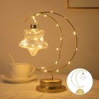 Moon Love Stars Decorative Lamp Energy Saving Night Light Desk Lamp Birthday Gift For Home Decorations Star