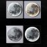 Moon Wall Lamp 3000LM Bedside Background Wall Lamp with 3 Light Color Dimmable Multipurpose Indoor Wall Sconce