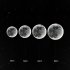 Moon Wall Lamp 3000LM Bedside Background Wall Lamp with 3 Light Color Dimmable Multipurpose Indoor Wall Sconce
