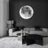 Moon Wall Lamp 3000LM Bedside Background Wall Lamp with 3 Light Color Dimmable Multipurpose Indoor Wall Sconce