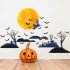 Moon Witch Wall Stickers Halloween Wall Stickers A Set of Stickers 6pcs 31cm x 32cm X3 sheets