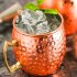 Moscow Mule Copper Mugs Hand made 304 Stainless Steel Copper Mugs For Cocktails Whiskey Champagne Wine Hammered Cup