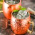 Moscow Mule Copper Mugs Hand made 304 Stainless Steel Copper Mugs For Cocktails Whiskey Champagne Wine Hammered Cup