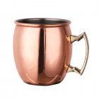 Moscow Mule Copper Mugs Hand-made 304 Stainless Steel Copper Mugs For Cocktails Whiskey Champagne Wine smooth cup