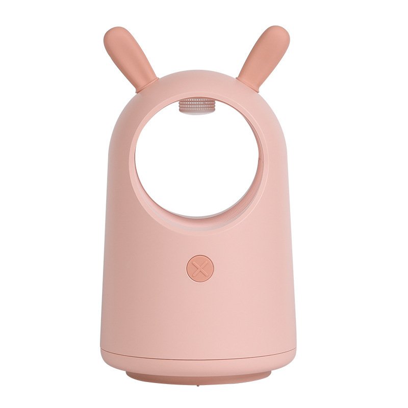 Mosquito Killer Lamp Mute USB Mosquito Repellent Lamp for Home Indoor Pink Rabbit_USB interface