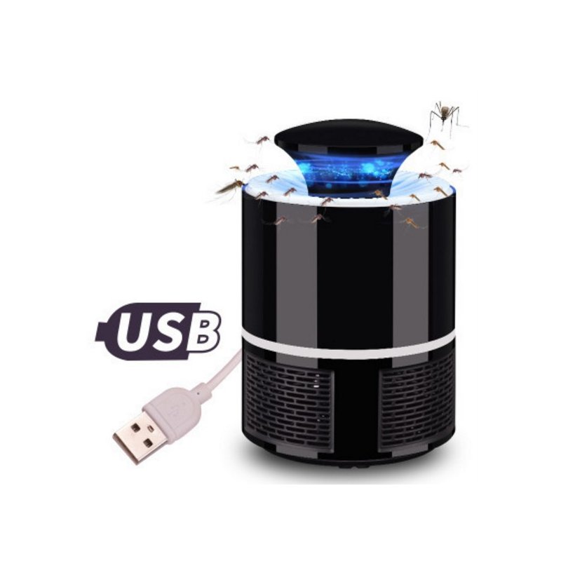 Mosquito Killer USB Electric Mosquito Killer Lamp Mute Home LED Bug Zapper Insect Trap Radiationless  black_13cm*13cm*19cm