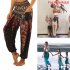 Mother daughter Boho Beach Pants Digital Print High waisted Casual Yoga Pants