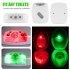 Motion Activated Toilet Night Light PIR Motion Sensor LED Night Light Bathroom Toilet Nightlight Add On Toilet Bowl Cover Perfect Decorating Gadget Fun 2 Colors