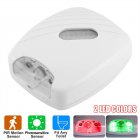 Motion Activated Toilet Night Light PIR Motion Sensor LED Night Light Bathroom Toilet Nightlight Add On Toilet Bowl Cover Perfect Decorating Gadget Fun 2 Colors Changing Bathroom Nightlight White