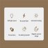Motion Detector Night Light Dimmable Night Light With 3 Lighting Modes USB Charging Cable Gasket Cat Paw Night Light For Bedroom Hallway Nursery White light 300