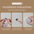 Motion Detector Night Light Dimmable Night Light With 3 Lighting Modes USB Charging Cable Gasket Cat Paw Night Light For Bedroom Hallway Nursery White light 300