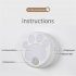Motion Detector Night Light Dimmable Night Light With 3 Lighting Modes USB Charging Cable Gasket Cat Paw Night Light For Bedroom Hallway Nursery White light 300