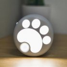Motion Detector Night Light Dimmable Night Light With 3 Lighting Modes USB Charging Cable Gasket Cat Paw Night Light