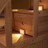 Motion Sensor LED Night Light Battery Powered Night Light Indoor Portable Night Light For Bedroom Wall Staircase Closet Aisle Body Induction Lamp pink