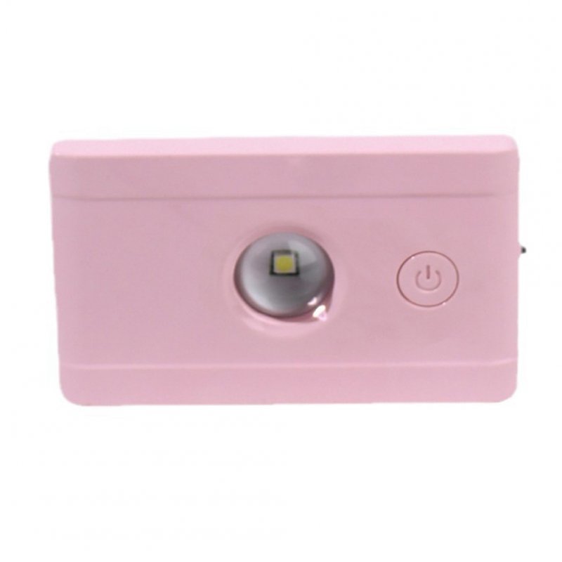 Motion Sensor LED Night Light Battery Powered Night Light Indoor Portable Night Light For Bedroom Wall Staircase Closet Aisle Body Induction Lamp pink