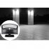 Motion Sensor Light 36LEDs Waterproof Security Light Solar Powered Wall Lamp for Patio Yard White light Stainless steel