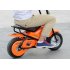 Moto E250 Electric Motorcycle has a 250 Watt Motor 24Volt power  15km h top speed  11 inch tires and 100KG max load for use by young and old on or off road