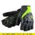 Moto Motocross Gloves Men Women Off Road Motorbike Half Finger Touch Screen Gloves Green XL