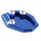 Motorbike Kickstand Foot Side Stand Extension Pad Support Plate for Kawasaki KLX250S VERSYS650 Z900 blue
