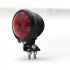 Motorcycle 12v Led Cafe Racer Style Stop Tail  Light Motorbike Brake Rear Lamp Taillight Black shell red cover