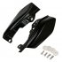 Motorcycle ABS Mid Frame Air Deflector Heat Shield Fit For  Road Glide 17 19 Bright black