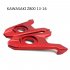 Motorcycle Accessories Rear Axle Spindle Chain Adjuster Blocks for Kawasaki Z800 2013 2014 2015 2016 green