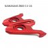 Motorcycle Accessories Rear Axle Spindle Chain Adjuster Blocks for Kawasaki Z800 2013 2014 2015 2016 titanium