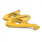 Motorcycle Accessories Rear Axle Spindle Chain Adjuster Blocks for Kawasaki Z800 2013 2014 2015 2016 gold