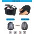 Motorcycle Back Seat  Bag Shoulder Helmet Bag Waterproof Luggage Bags Multifunctional Fuel Bowl Bag Black