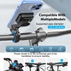 Motorcycle Bicycle Phone Holder Quick-release Rotating Magnetic Bracket