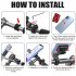 Motorcycle Bicycle Phone Holder Quick release Rotating Magnetic Suction Buckle Automatic Alignment Navigation Bracket