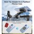 Motorcycle Bicycle Phone Holder Quick release Rotating Magnetic Suction Buckle Automatic Alignment Navigation Bracket