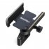 Motorcycle Bicycle Phone Holder Gps Bracket Cellphone Stand Moto Rearview Mirror Handlebar Mount Compatible For Xiaomi Iphone black handlebar