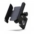 Motorcycle Bicycle Phone Holder Gps Bracket Cellphone Stand Moto Rearview Mirror Handlebar Mount Compatible For Xiaomi Iphone black mirror mount