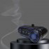 Motorcycle Bluetooth 5 3 Headset Helmet Intercom Hands free Call Music Earphone Communicator Speaker Blue Black