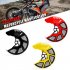 Motorcycle Brake Disc Guard Cover Protector For Honda Motorcycles Red