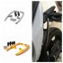 Motorcycle CNC Aluminum Rear Grab Bars Seat Pillion Passenger Rail Handle Armrest Arm Rests for Kawasaki Z650 2017 2018 black