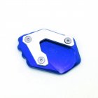 Motorcycle CNC Kickstand Foot Side Stand Extension Pad for BMW R1200GS LC 14-18 R1250GS blue