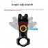 Motorcycle Camera Bracket Lightweight Bike Handlebar Follow up Fixed Stand Compatible For Insta360 One X2 x3 black pipe clamp