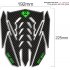 Motorcycle Car Unique Fishbone Design PU Decals Car Cover Stickers Oil Tank Styling Sticker H section PU