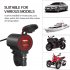 Motorcycle Charger Quick Charge Dual Usb Socket Port Interface Fast Charger With Voltmeter Modified Parts red light