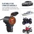 Motorcycle Charger Quick Charge Dual Usb Socket Port Interface Fast Charger With Voltmeter Modified Parts orange light