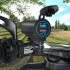Motorcycle Charger Quick Charge Dual Usb Socket Port Interface Fast Charger With Voltmeter Modified Parts orange light