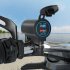 Motorcycle Charger Quick Charge Dual Usb Socket Port Interface Fast Charger With Voltmeter Modified Parts orange light
