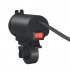 Motorcycle Charger Quick Charge Dual Usb Socket Port Interface Fast Charger With Voltmeter Modified Parts white light