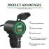 Motorcycle Charger Quick Charge Dual Usb Socket Port Interface Fast Charger With Voltmeter Modified Parts green light