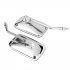 Motorcycle Chrome Rearview Side Mirrors Fashional Cool Square Shape Rear View Mirror