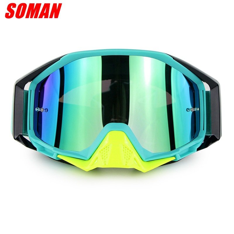 Motorcycle Cross-country Goggles Wide Vision Goggles for Mountaineering Compatible Myopic Glasses